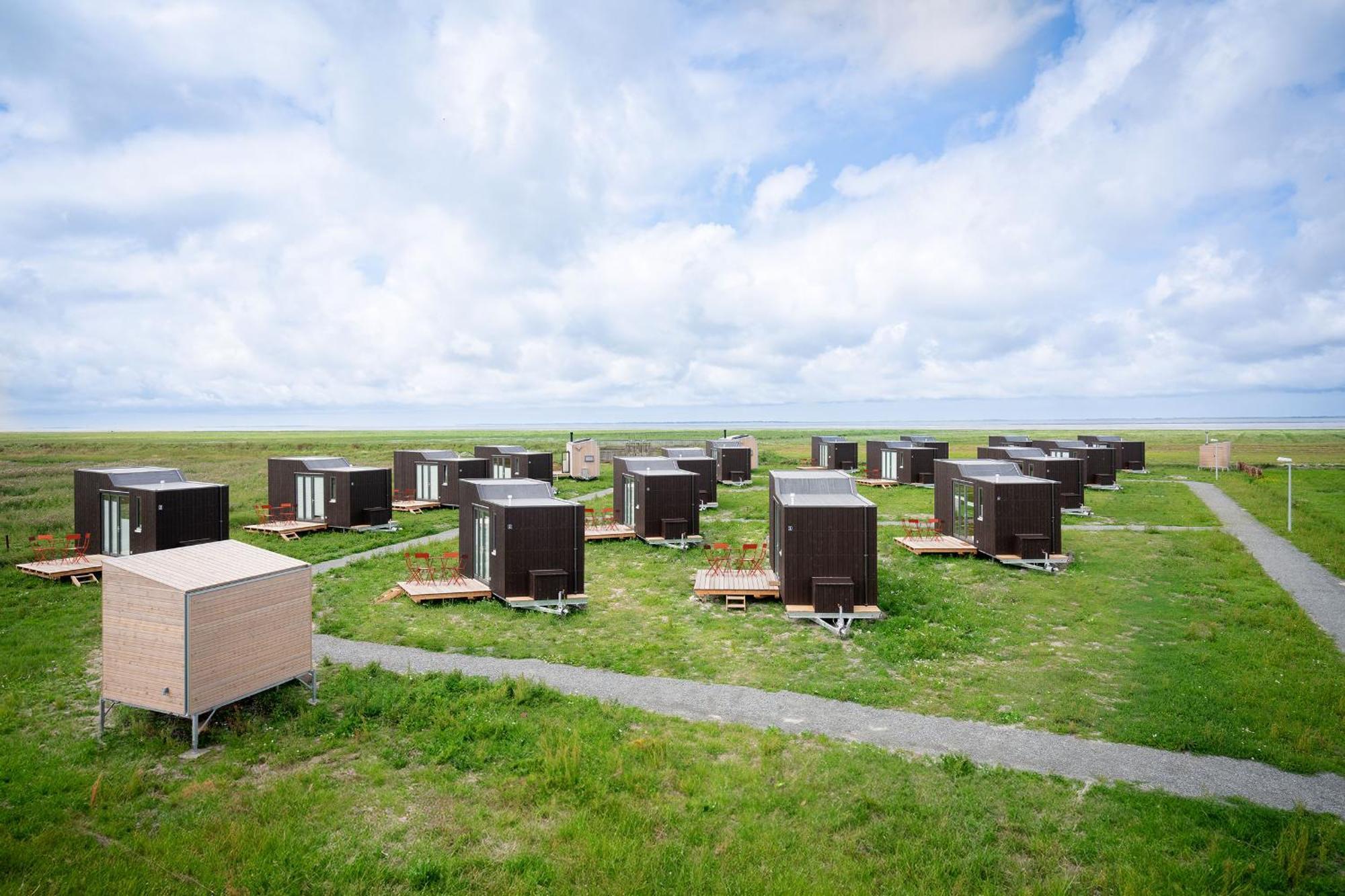 Tiny House Pioneer 18 Zur Meerseite - Green Tiny Village Harlesiel Carolinensiel Kültér fotó