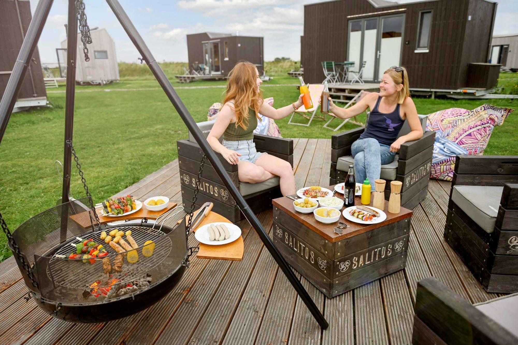 Tiny House Pioneer 18 Zur Meerseite - Green Tiny Village Harlesiel Carolinensiel Kültér fotó